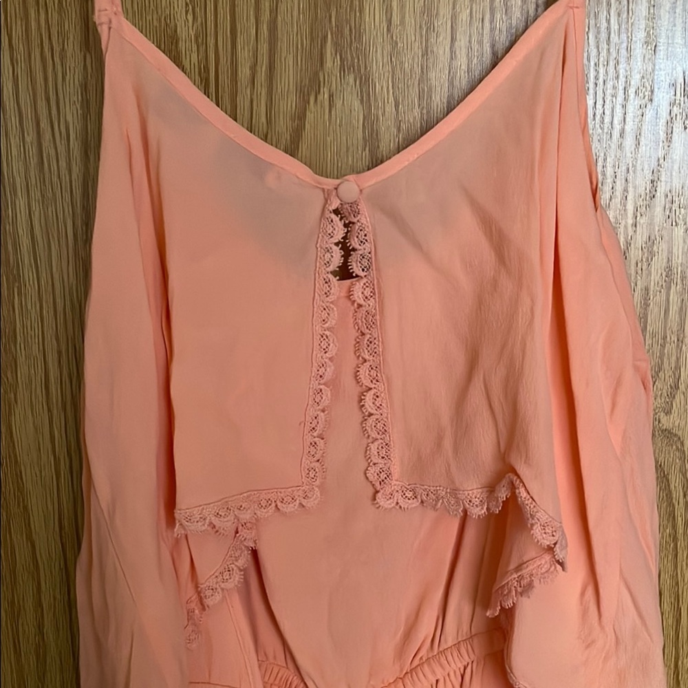 Lovers + Friends Peach June Romper - Picture 5 of 5